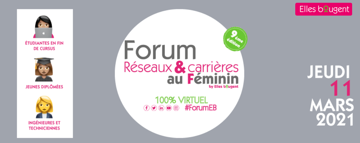 Forum Réseaux & carrières au féminin 2021