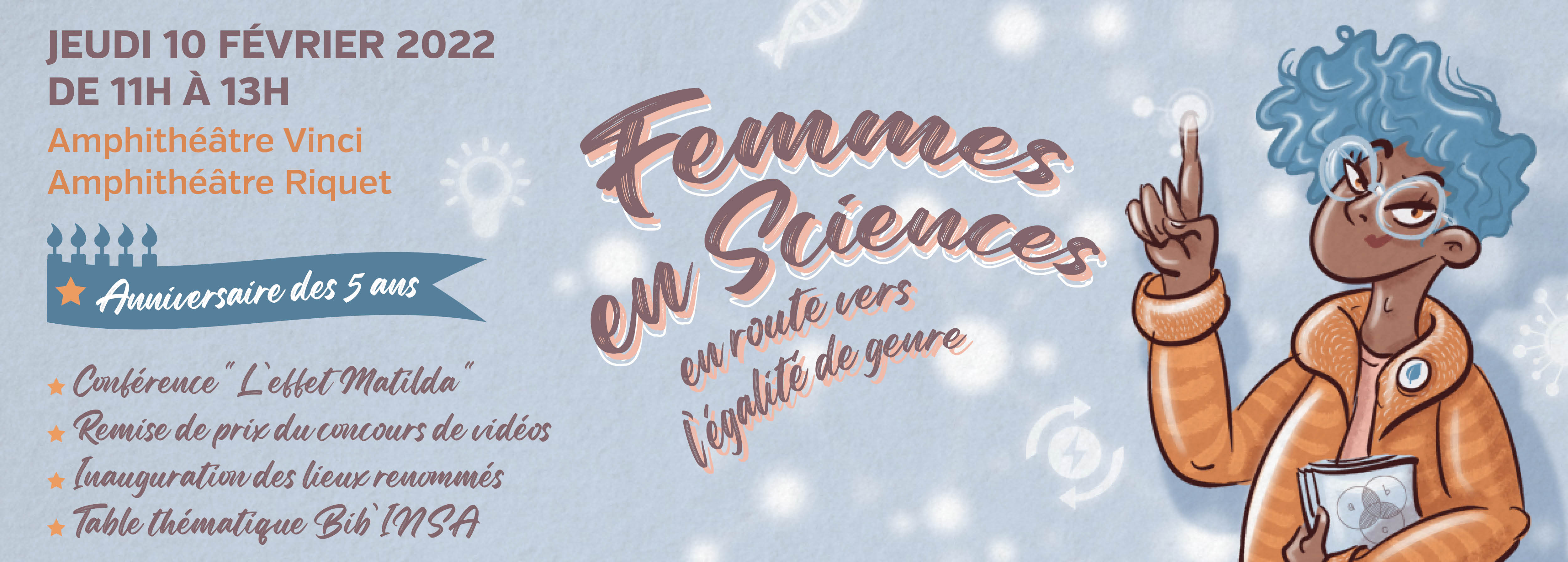 « La journée Femmes en science fête ses 5 ans » – INSA Toulouse
