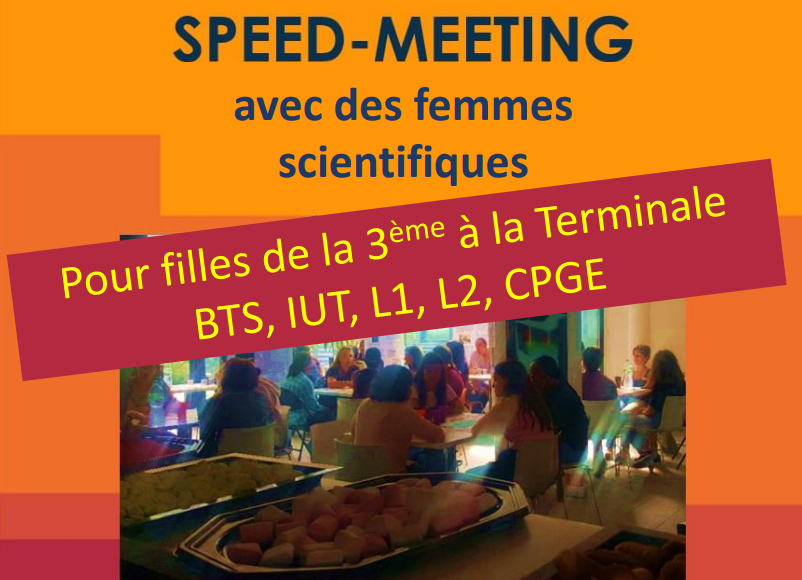 « Speed-meeting pour lycéennes et collégiennes avec des femmes scientifiques » – Institut d’optique Graduate School
