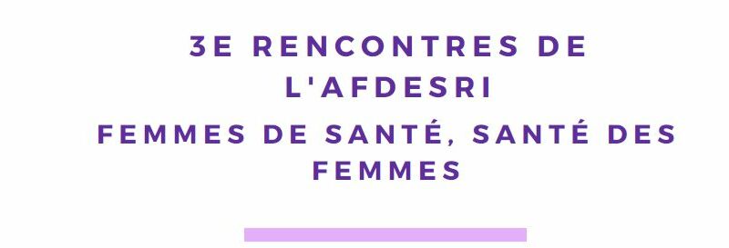 3e recontres de l'AFDESRI
