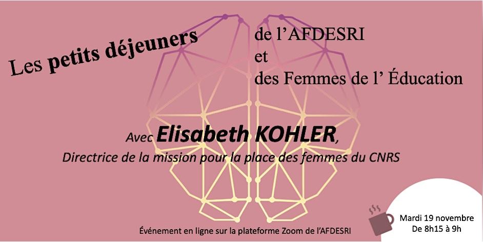 Petit déjeuner de l’AFDESRI et des Femmes de l’Education